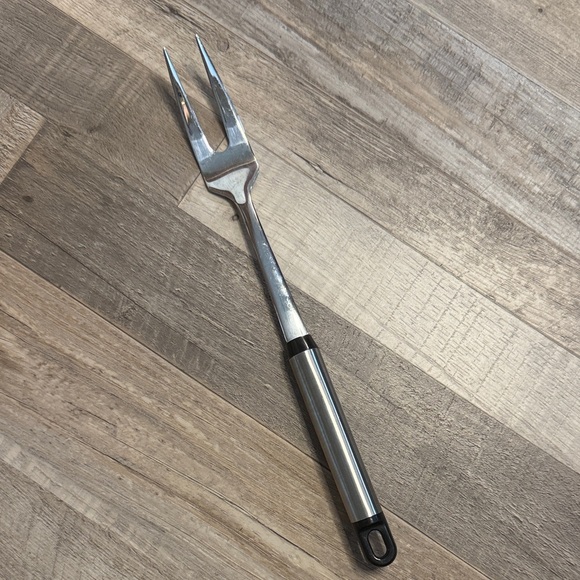 Ultrex Stainless Steel Meat Fork with Black Handle - Picture 2 of 10